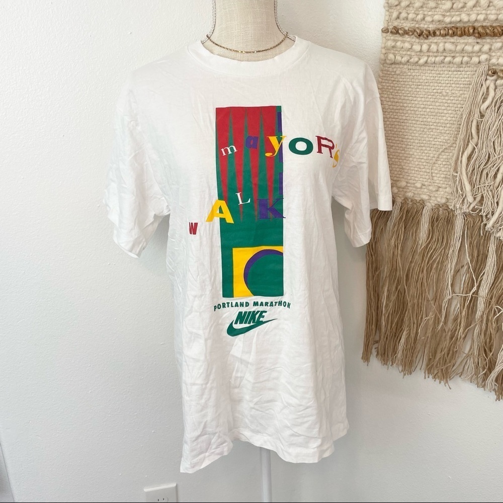 VTG Nike Mayors Walk Portland MarathonT Shirt